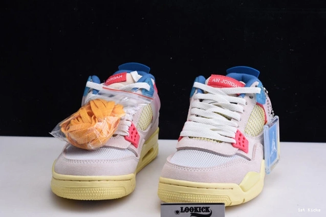 1st Kicks Shoes Retro 4 Ice Union Jordan Air Guava DC9533-800 0724
